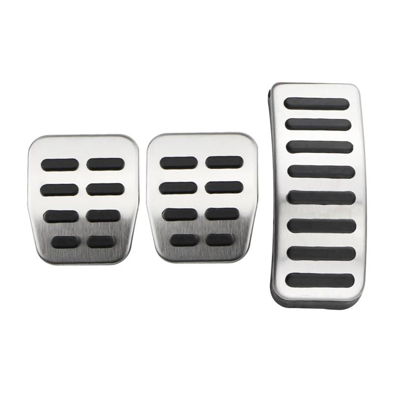 Auto Pedale Abdeckungen Für VW Für Käfer Für Cabrio 1999-2010 Auto Pedal Pads Gas Bremse Dead Pedal Schutz Abdeckung Kupplung Pedal Abdeckung Auto Pedalauflagen(MT Without Rest) von ALZZTUND