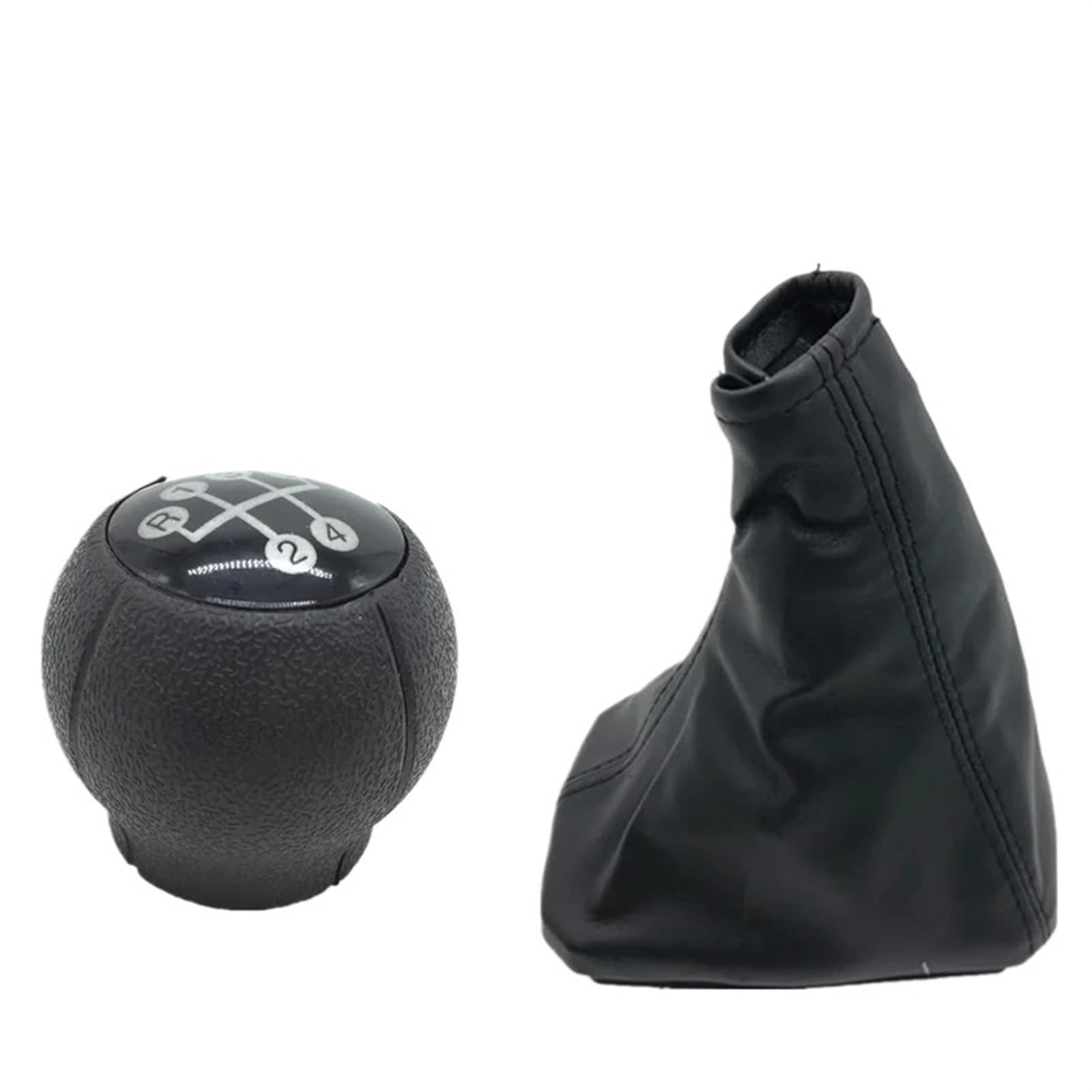 Auto Schaltknauf Abdeckung Für OPEL Für Corsa C Für TIGRA B Für Combo C/Schaltknauf Auto Anti Slip Parkplatz Handbremse Griffe Boot Auto Schalthebel(2Pcs Gear Knob Cover) von ALZZTUND