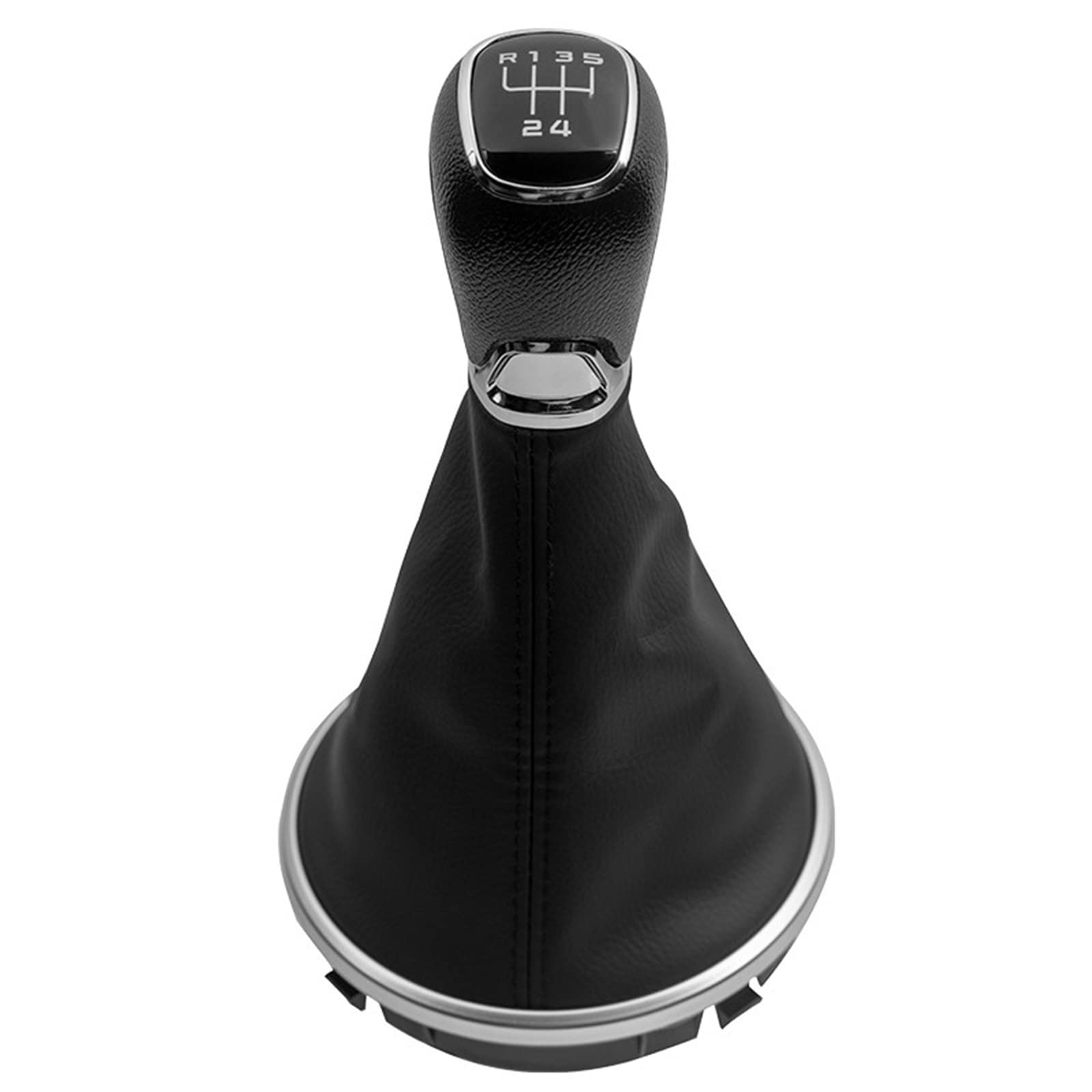 Auto Schaltknauf Abdeckung Für Skoda Für Fabia 2 II MK2 Für Combi Für Scout 2007-2014/5 6 Gang Schaltknauf Griff Schalthebelmanschette Auto Schalthebel(5 Speed) von ALZZTUND