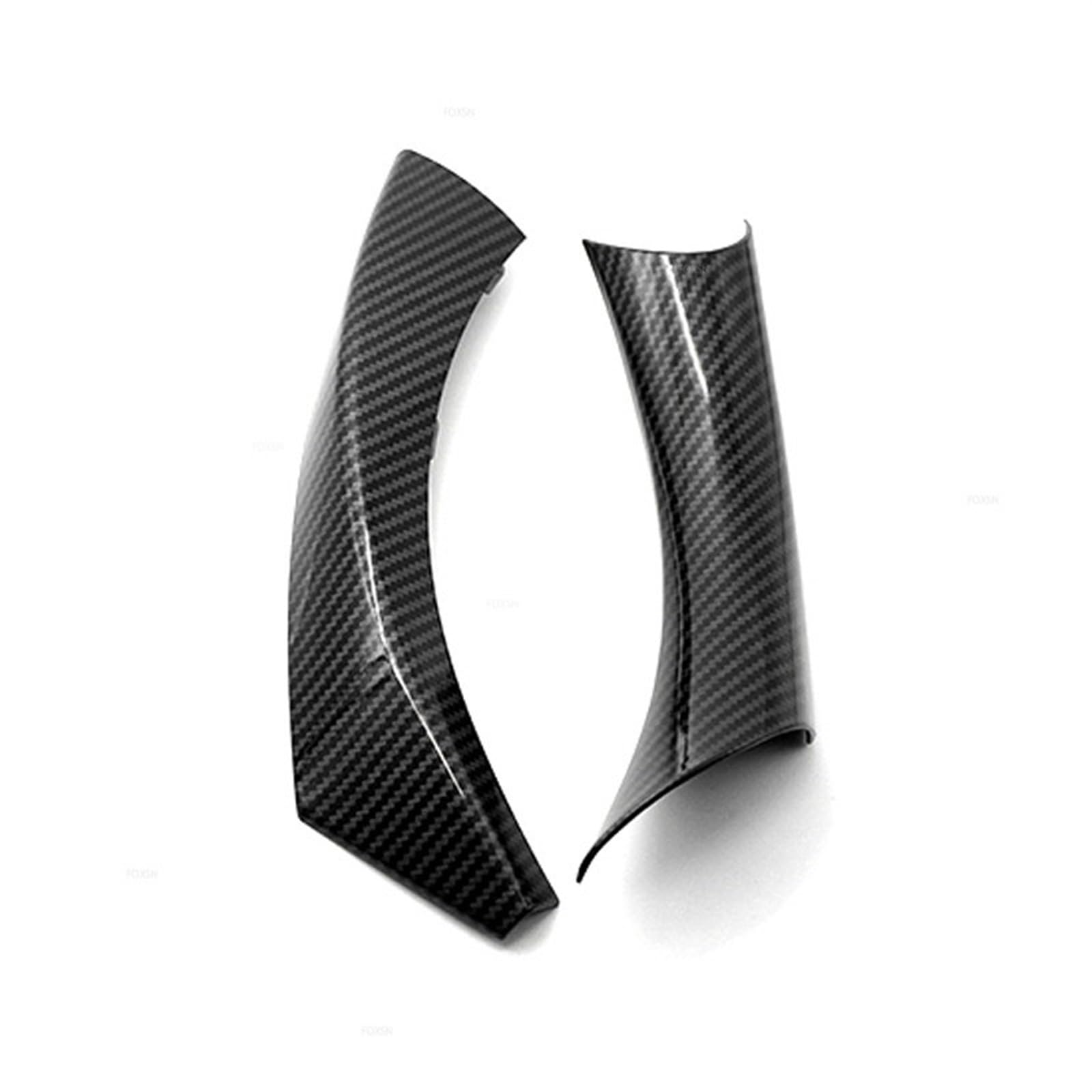 Auto Türgriff Verkleidung Für 3 Serie E90 E91 2004-2012 Auto Carbon Fiber Innen Tür Panel Haltegriff Armlehne Schutzhülle Autoinnenraumtürgriff(Carbon Right) von ALZZTUND