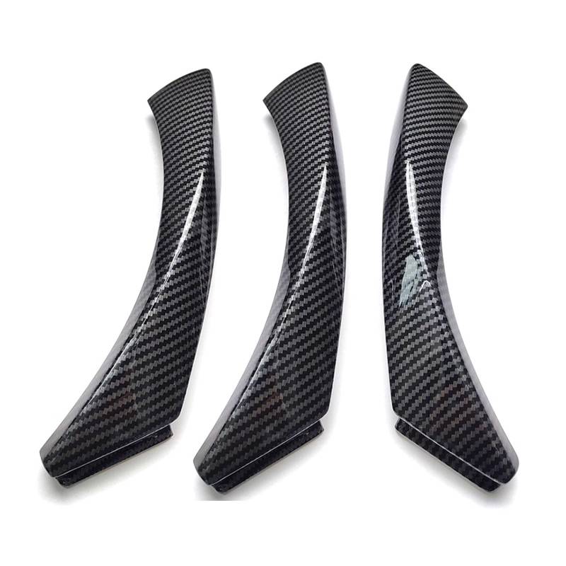 Auto Türgriff Verkleidung Für 3 Serie E90 E91 316 318 320 325 328i Auto Innen Carbon Faser Armlehne Panel Türgriff Set Autoinnenraumtürgriff(RHD Cover 3pcs Set) von ALZZTUND