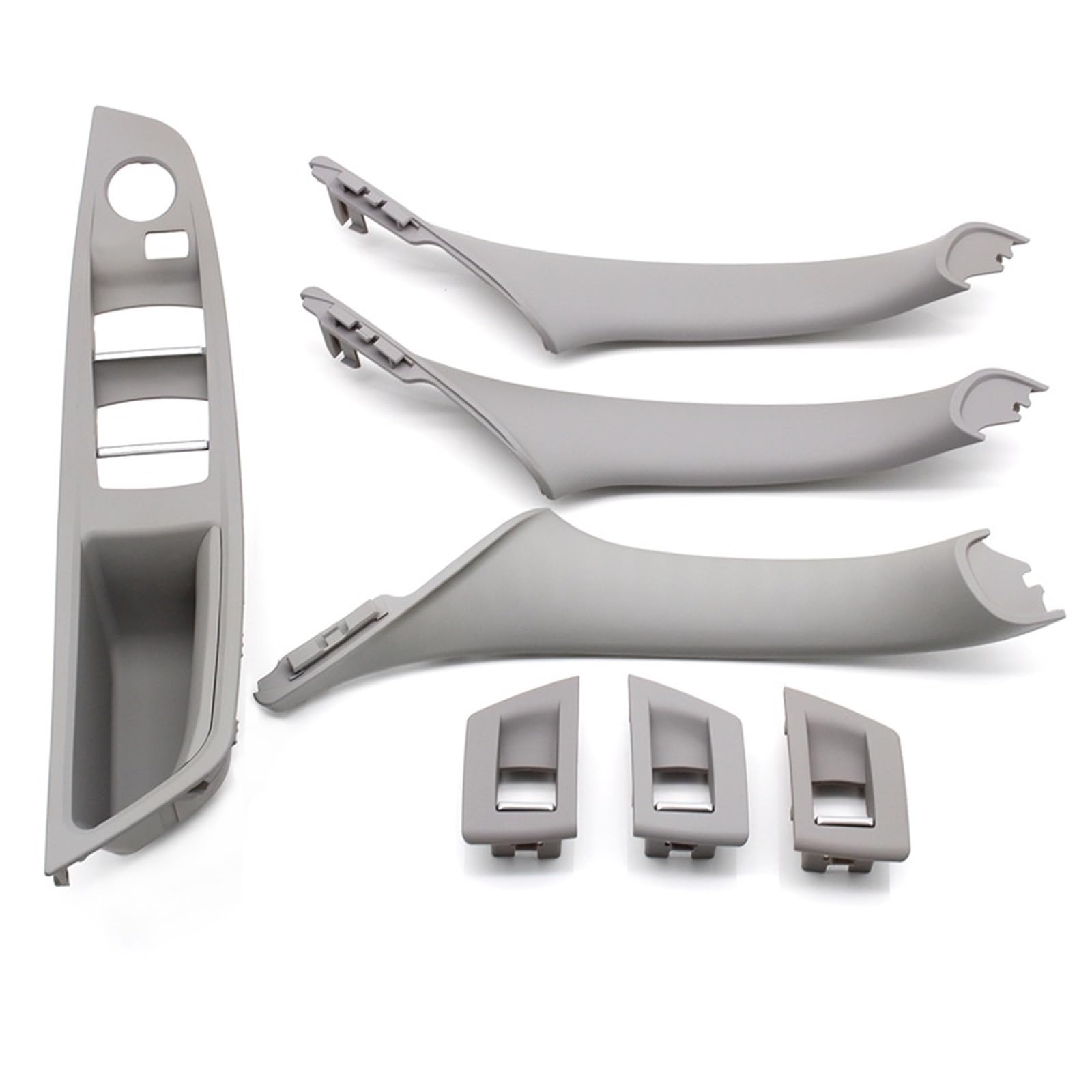 Auto Türgriff Verkleidung Für 5 Series F10 F18 523 525 528 Linksantrieb Auto-Innentürgriffgriff 7-teiliges Set Autoinnenraumtürgriff(Model B Gray) von ALZZTUND