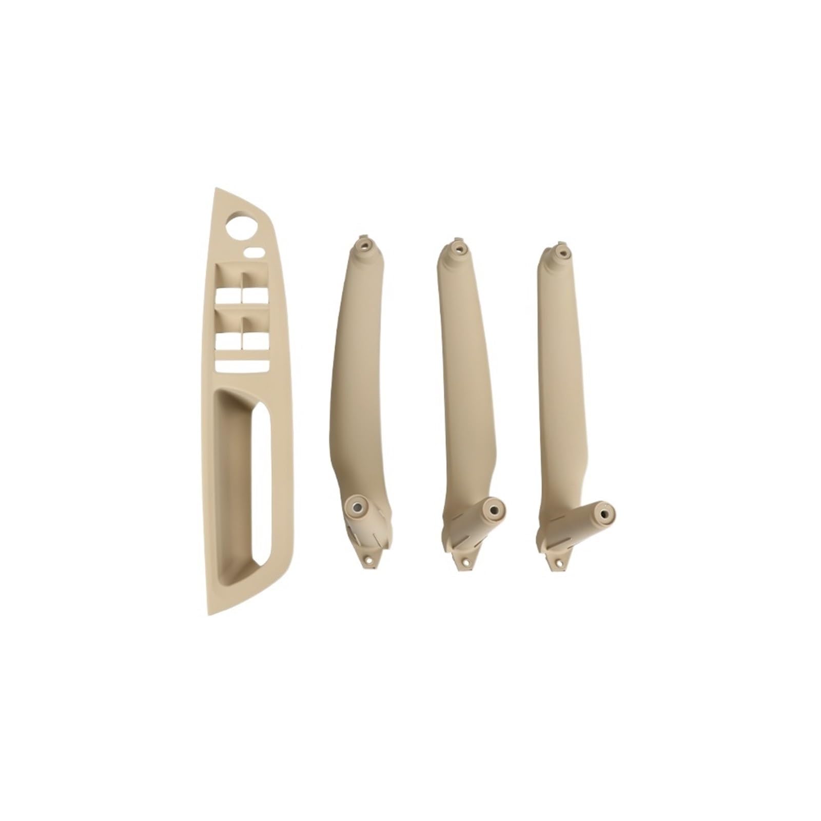 Auto Türgriff Verkleidung Für E70 E71 E72 X5 X6 LHD RHD 4 Stücke Auto Innentürgriff Innenverkleidung Pull Trim Abdeckung Griff Set Autoinnenraumtürgriff(Model B LHD Beige) von ALZZTUND