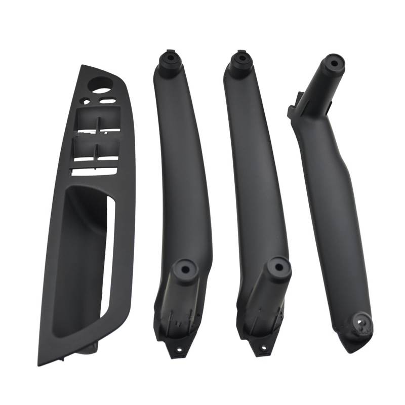 Auto Türgriff Verkleidung Für E70 E71 X5 X6 Auto Vorne Links Fahrersitz LHD Innen Tür Griff Innere Panel Pull Trim Abdeckung Autoinnenraumtürgriff(Black 4 pcs) von ALZZTUND