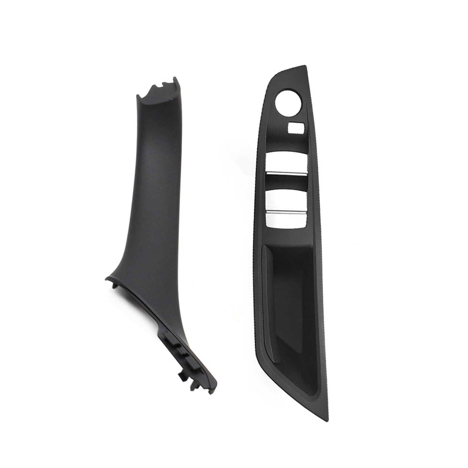 Auto Türgriff Verkleidung Für F10 F11 F18 520 523 525 RHD Rechts Fahrer Auto Innen Tür Fenster Schalter Abdeckung Inneren Tür Griff Panel Autoinnenraumtürgriff(RHD Black 2pcs) von ALZZTUND