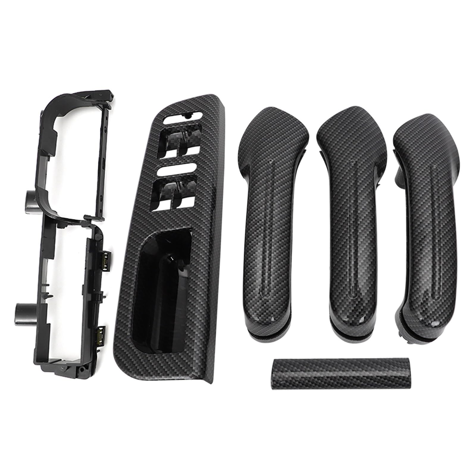 Auto Türgriff Verkleidung Für VW Für Bora Für Golf 4 MK4 Für Jetta 1999-2004 Innen Haltegriff Auto Innen Türgriff 1J4867180A Autoinnenraumtürgriff(6pcs Carbon Color) von ALZZTUND