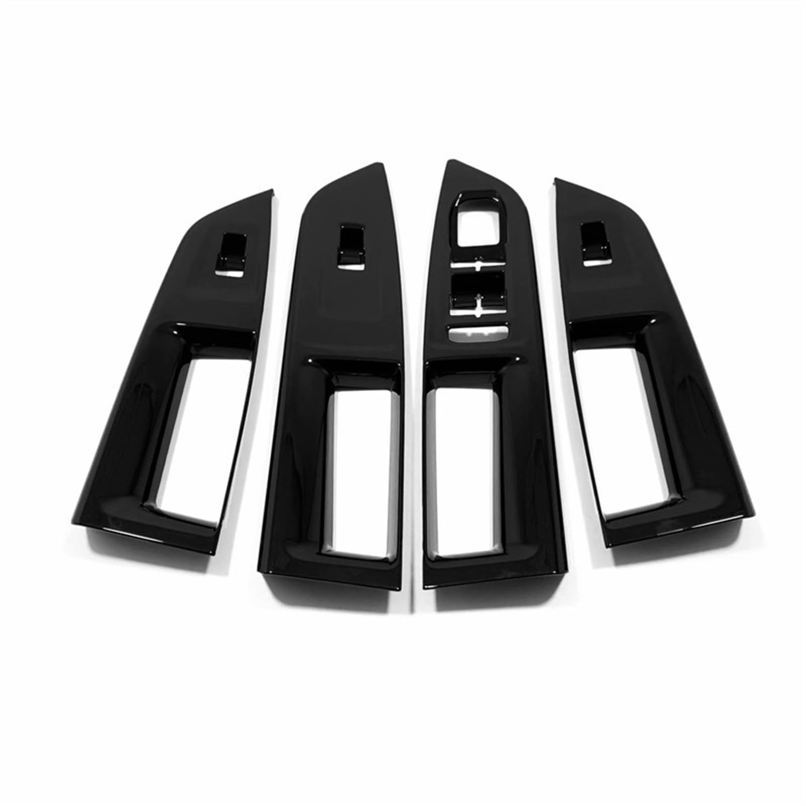 Auto Türgriff Verkleidung Für VW Für Golf 8 MK8 R 2021 2022 Auto Tür Armlehne Panel Griff Halter Fensterheber Schalter Taste Abdeckung Autoinnenraumtürgriff(Black) von ALZZTUND