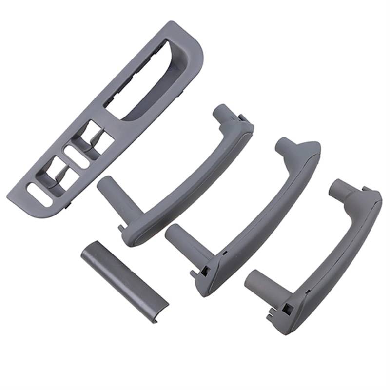 Auto Türgriff Verkleidung Für VW Für Passat B5 B5.5 Limousine/Wagon 1996-2005 Auto Master Fenster Schalter Bedienfeld Mit 3 Stücke Innen Tür Griff Set Autoinnenraumtürgriff(Gray) von ALZZTUND