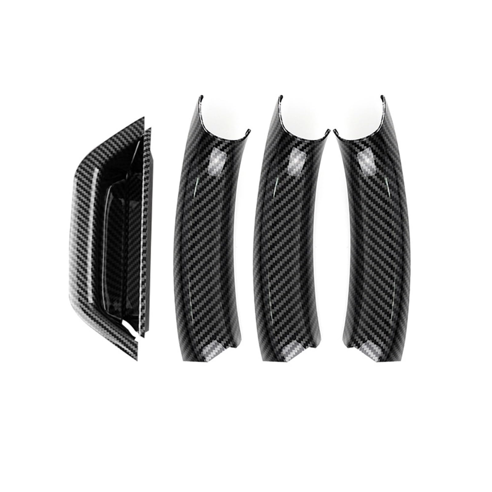 Auto Türgriff Verkleidung Für X3 X4 F25 F26 2010 2011 2012 2013 2014 2015 2016 2017 Carbon Faser Auto Innen Tür Pull Griff Panel Trim Abdeckung Autoinnenraumtürgriff(LHD Carbon Style) von ALZZTUND