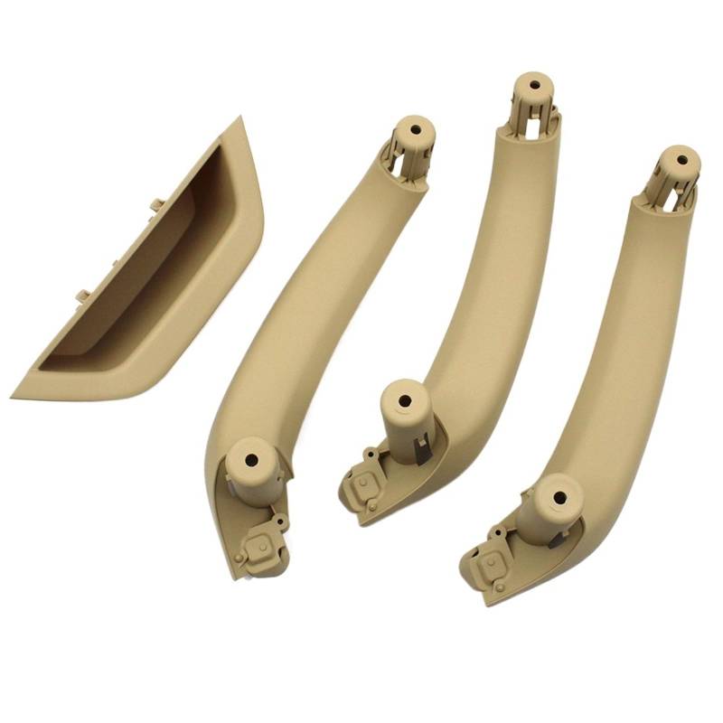 Auto Türgriff Verkleidung Für X3 X4 F25 F26 2010 2011 2012 2013 2014 2015 2016 LHD Auto Innentür Armlehne Panel Tür Pull Griff Set Autoinnenraumtürgriff(LHD Beige Set) von ALZZTUND