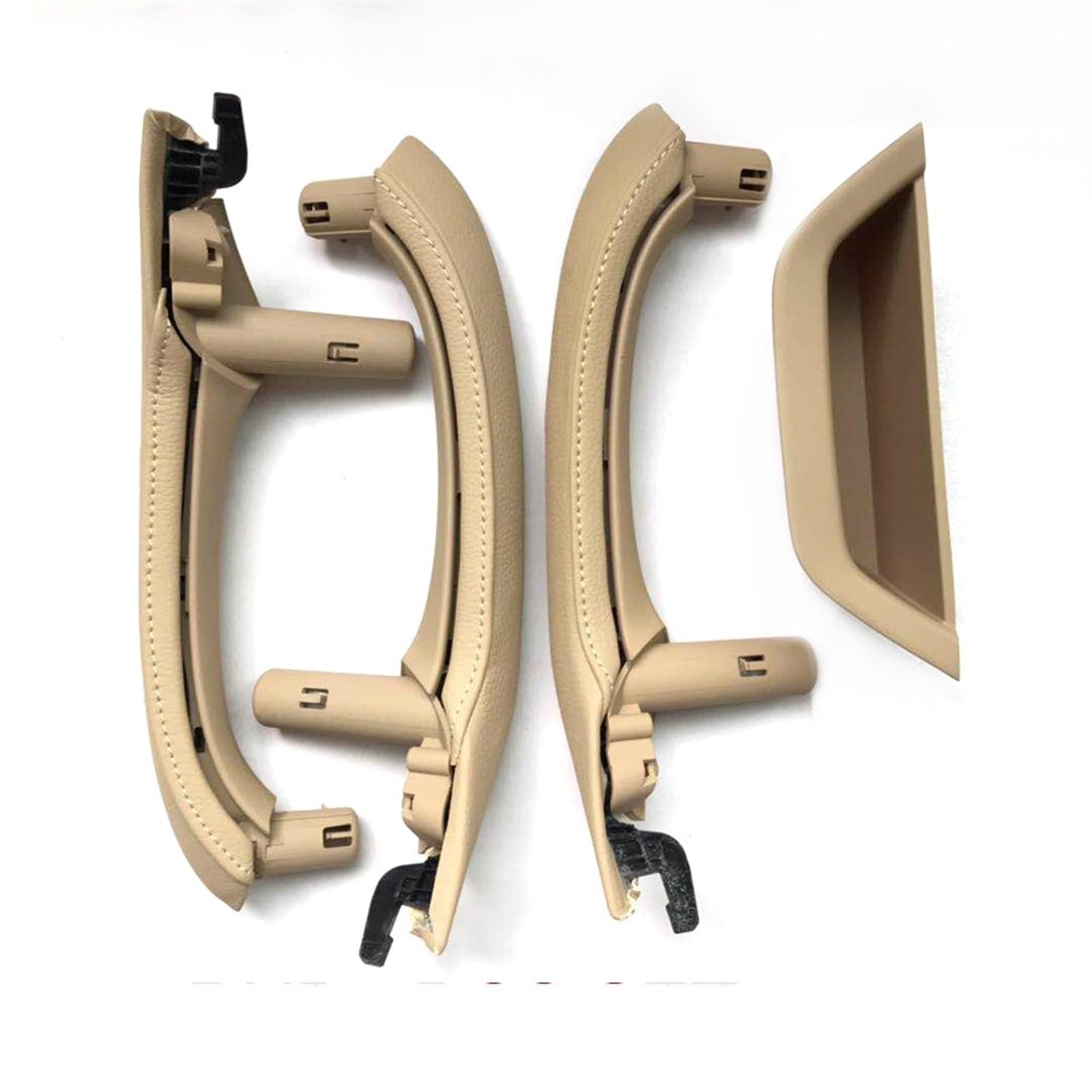 Auto Türgriff Verkleidung Für X3 X4 F25 F26 2010-2016 Links Rechts Fahrer Auto Innen Tür Pull Griff Abdeckung Set Ersatz Autoinnenraumtürgriff(RHD Set Beige) von ALZZTUND