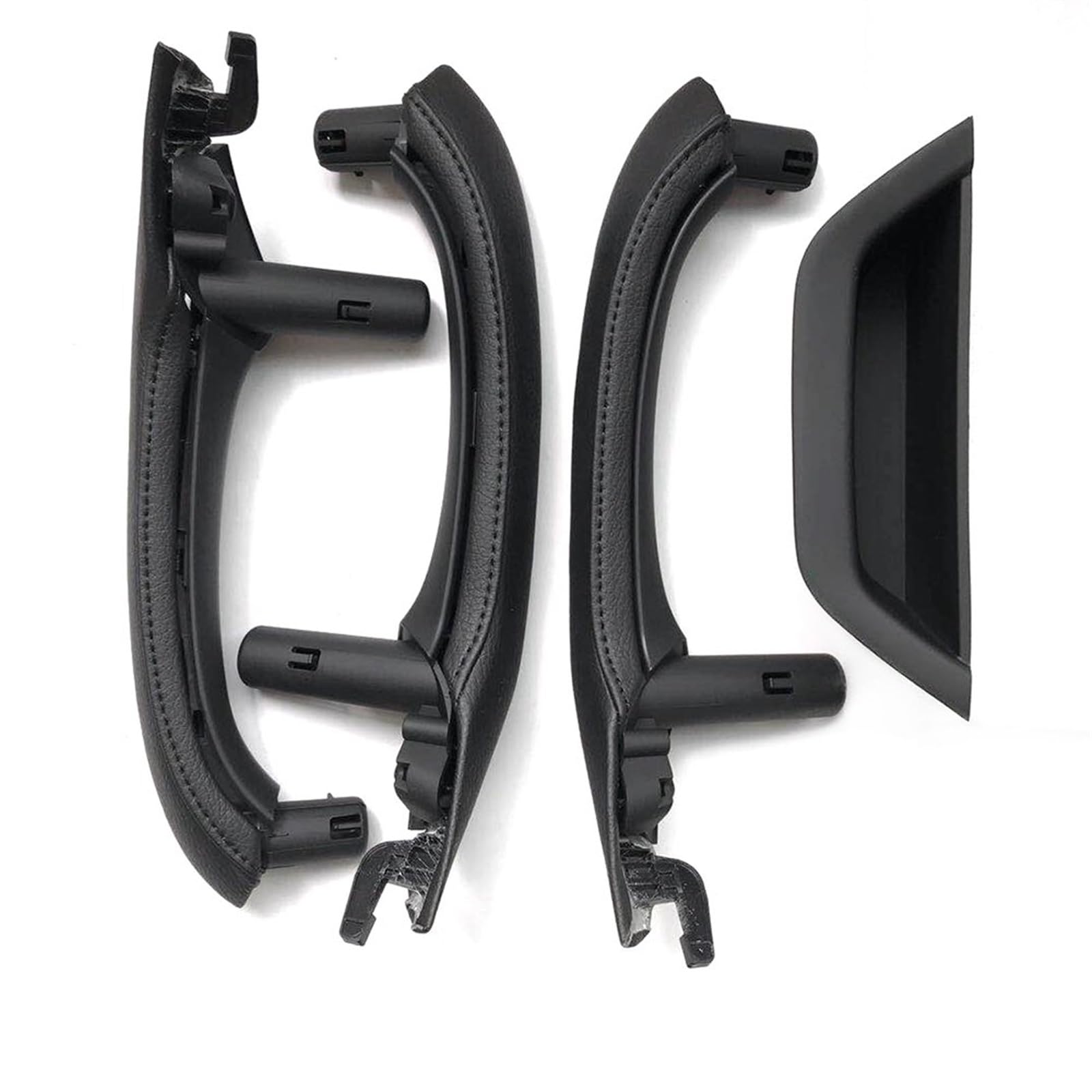 Auto Türgriff Verkleidung Für X3 X4 F25 F26 2010-2016 Links Rechts Fahrer Auto Innen Tür Pull Griff Abdeckung Set Ersatz Autoinnenraumtürgriff(RHD Set Black) von ALZZTUND