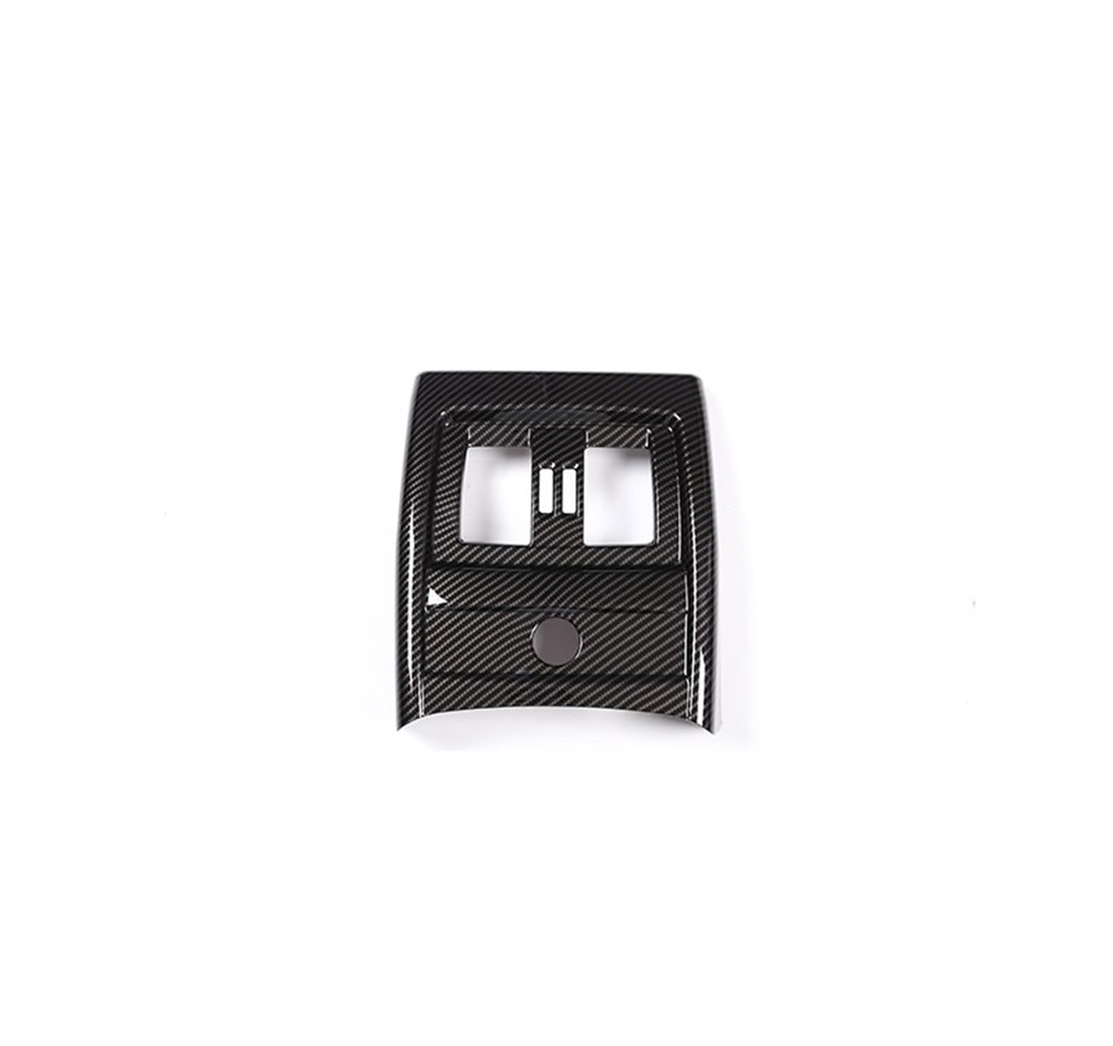 Autoinnenausstattung Für 3 4 Serie 3GT F30 F31 F32 F34 F36 2016-2019/Auto Armlehne Box Hinten Klimaanlage Air Outlet Rahmen Abdeckung Trim Autoinnenraum Zubehör(Style B Carbon Fiber) von ALZZTUND