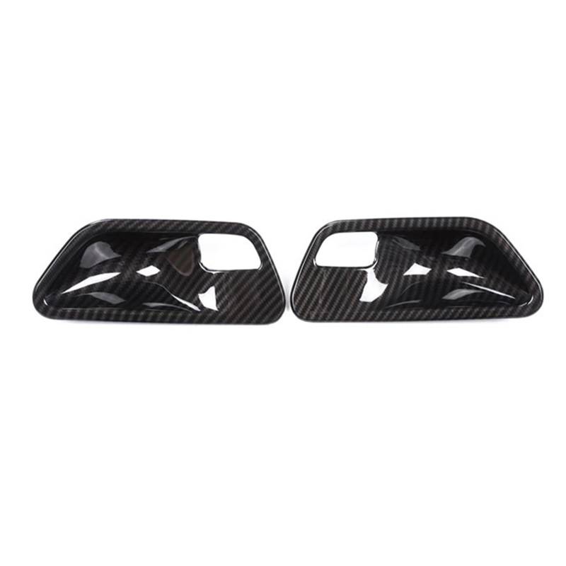 Autoinnenausstattung Für 3 4 Serie F30 F32 F35 2013-2018 / ABS Carbon Faser Innentürgriff Schüsselabdeckung Trim Autoinnenraum Zubehör(2piece Carbon Fiber) von ALZZTUND