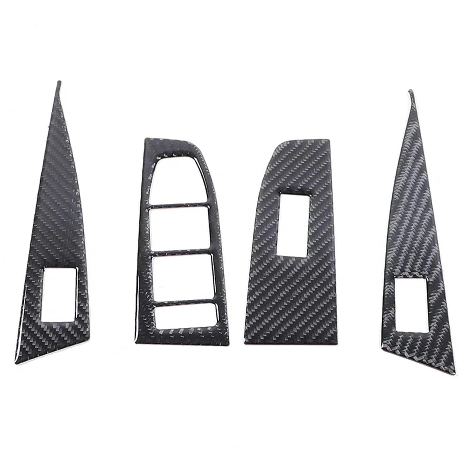 Autoinnenausstattung Für 5 Series G60 2024/Soft Carbon Fiber Fensterheber Schalter Abdeckung Trim Dekoration Auto Innen Zubehör Autoinnenraum Zubehör von ALZZTUND