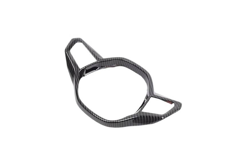 Autoinnenausstattung Für 5 Series G60 2024 2025 / ABS Carbon Fiber Auto Lenkrad Rahmen Abdeckung Trim Aufkleber Autoinnenraum Zubehör(Style C Carbon Fiber) von ALZZTUND