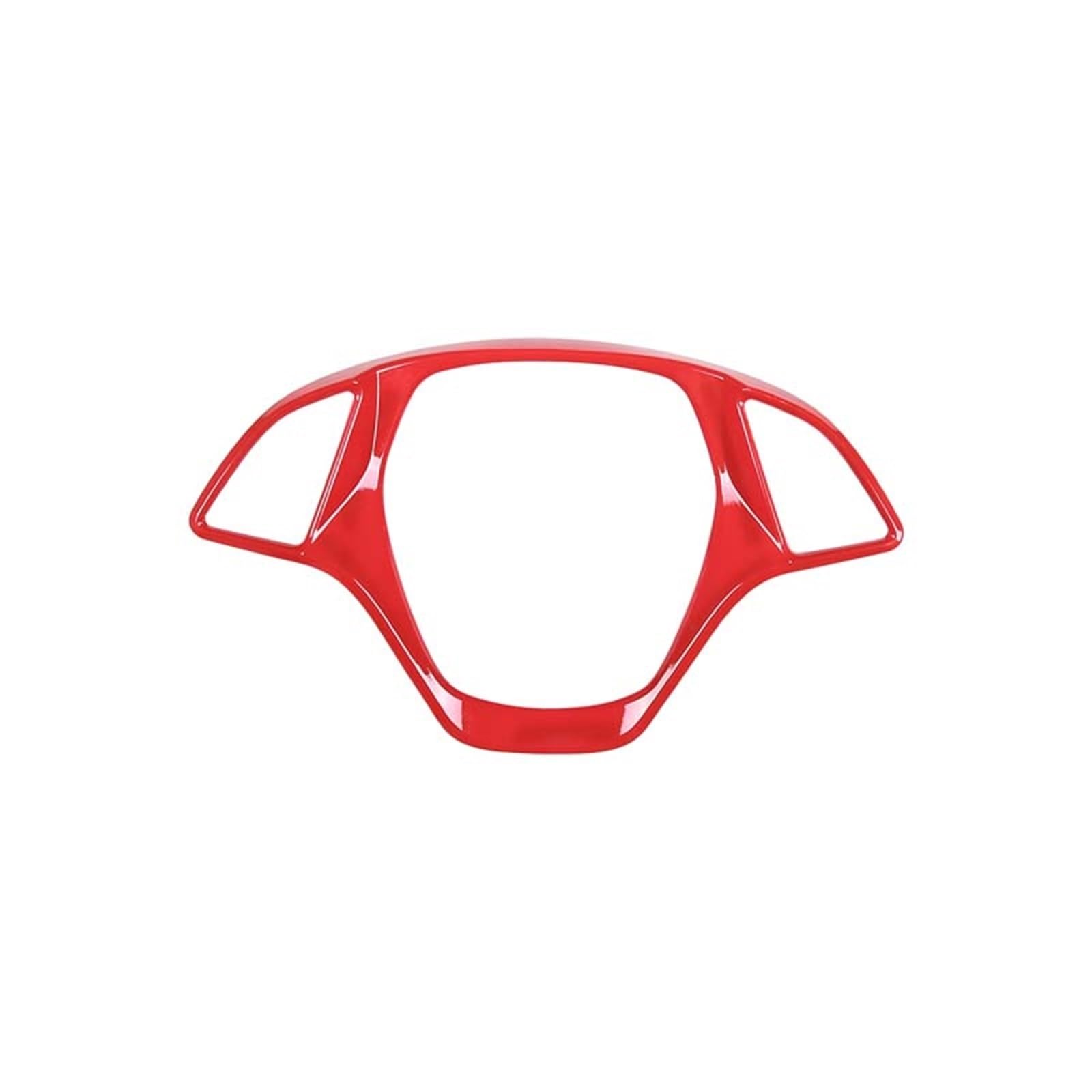 Autoinnenausstattung Für Chevrolet Für Corvette C7 2014-2019/Auto Lenkrad Panel Dekoration Abdeckung Trim Moulding Aufkleber Autoinnenraum Zubehör(Red) von ALZZTUND