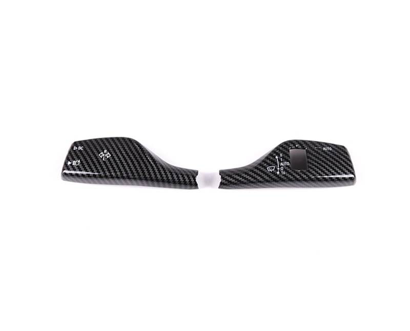 Autoinnenausstattung Für F20 F30 F10 F15 F16 F49 F52 G01 G02 G05/Carbon Faser Auto Blinker Wischer Schalter Trim Stange Autoinnenraum Zubehör(Style B Carbon Fiber) von ALZZTUND