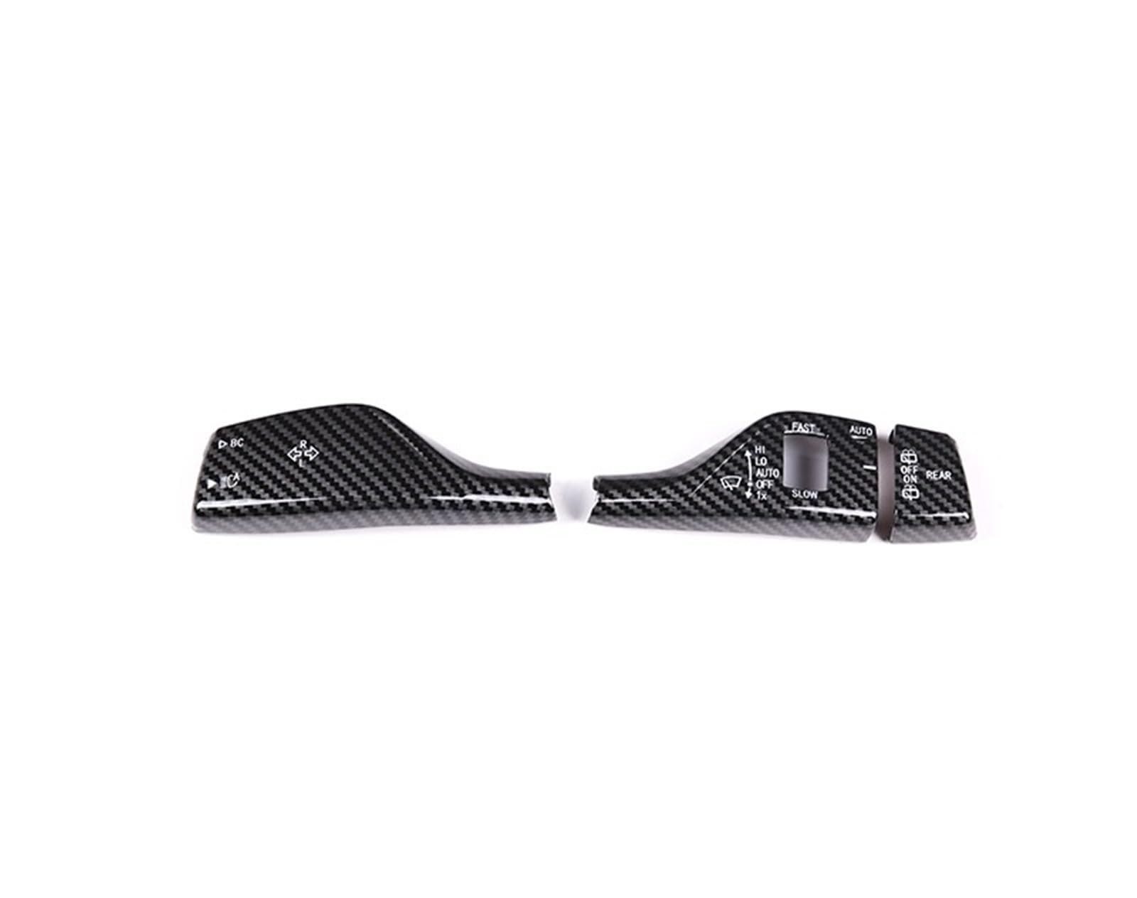 Autoinnenausstattung Für F20 F30 F10 F15 F16 F49 F52 G01 G02 G05/Schwarz Carbon Fiber Auto Blinker Wischer Schalter Trim Stange Autoinnenraum Zubehör(Style A Carbon Fiber) von ALZZTUND