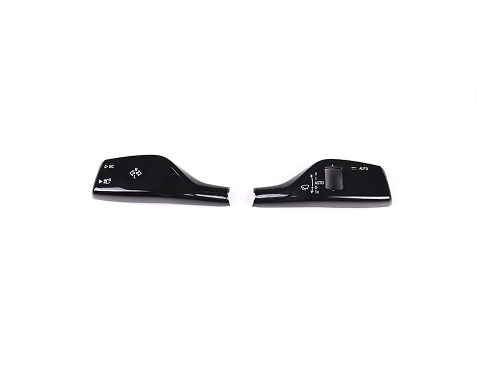 Autoinnenausstattung Für F20 F30 F10 F15 F16 F49 F52 G01 G02 G05/Schwarz Carbon Fiber Auto Blinker Wischer Schalter Trim Stange Autoinnenraum Zubehör(Style B Black) von ALZZTUND