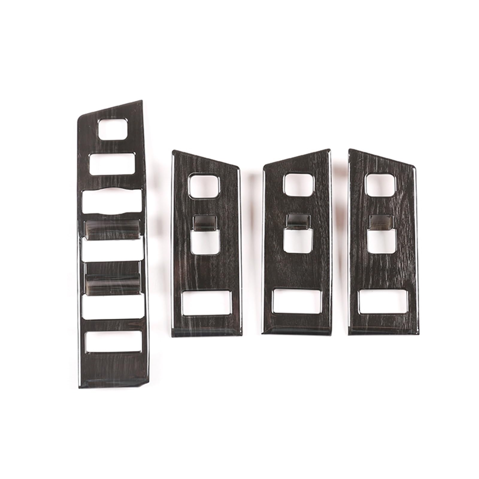 Autoinnenausstattung Für Land Für Rover Für Range Für Rover Für Evoque 2020/Auto Fensterheber Schalter Panel Trim Abdeckung Rahmen Autoinnenraum Zubehör(Black Wood Grain) von ALZZTUND