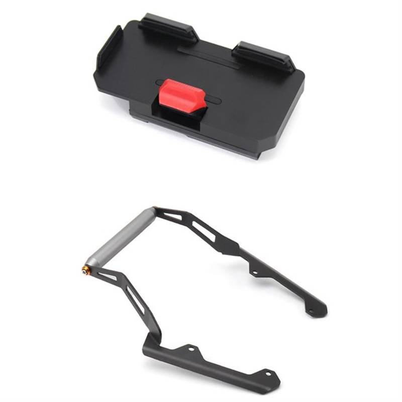 Handyhalter Motorrad Für Aprilia Für SR GT 200 GT200 Sr Gt200 2022 2023/Motorrad USB Handy GPS Navigation Halterung Drahtlose Lade Unterstützung GPS Navigation Halterung(Set - 22MM) von ALZZTUND