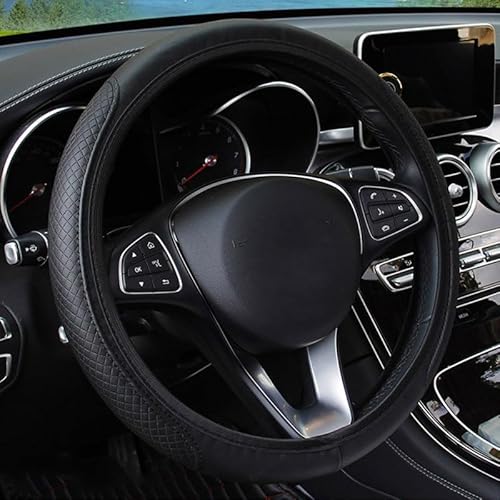 Lenkrad Abdeckung Für Citroen Für Cruze Für Aveo Für Captiva Auto Lenkrad Abdeckung lenkradschutz Auto(Black) von ALZZTUND