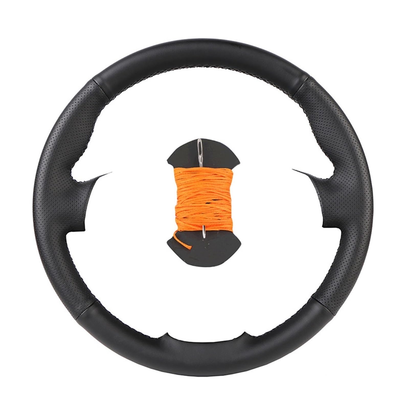 Lenkrad Abdeckung Für FIAT 500 2007-2015 500e 2014-2018 500C 2014-2017 Auto-Lenkradabdeckung lenkradschutz Auto(Orange) von ALZZTUND