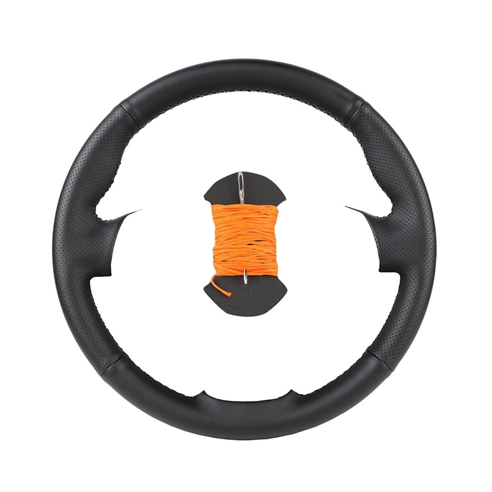 Lenkrad Abdeckung Für Kia Für Sorento 2009-2014 K7 Für Cadenza 2011-2015 Auto Lenkrad Abdeckung lenkradschutz Auto(Orange) von ALZZTUND