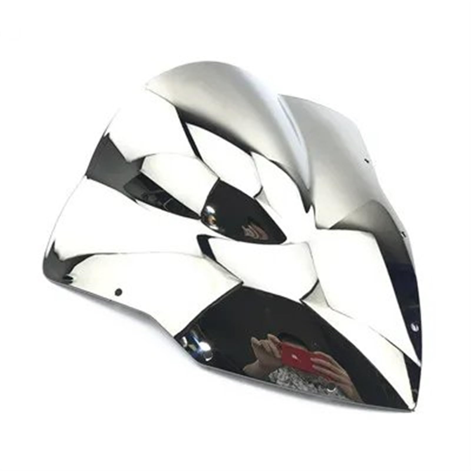 Moto Windschutzscheibe Für Bajaj Für Pulsar Für RS200 RS 200/Motorrad Windschutzscheibe Windschutz Bildschirm Deflektoren Protector Motorrad windschild(Chrome) von ALZZTUND