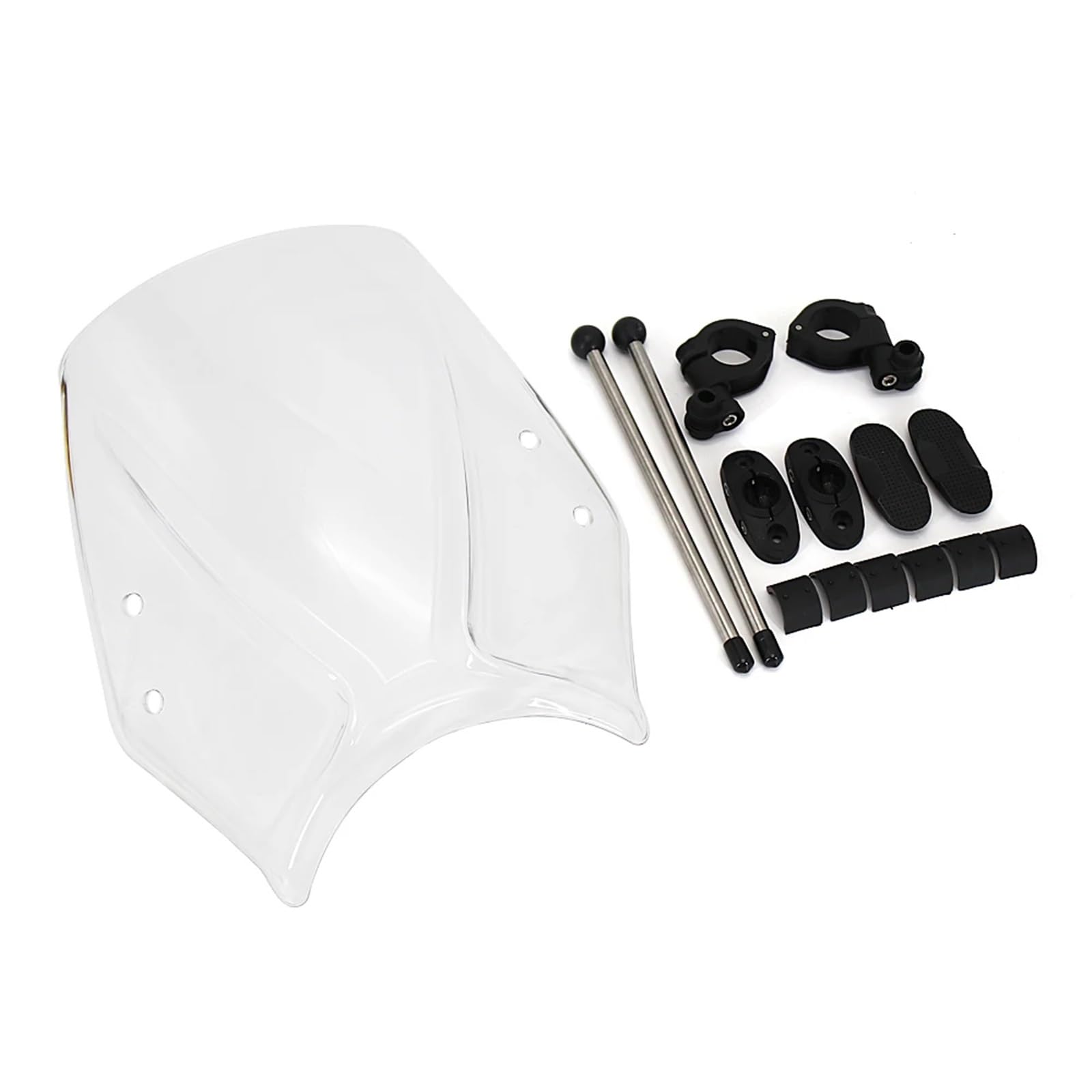 Moto Windschutzscheibe Für CB650R Für CB 650 R CB 650R CB650 R Cb650r/Motorrad Sport Windschutzscheibe Windschutzscheibe Visier Deflektor Motorrad windschild(Transparent) von ALZZTUND