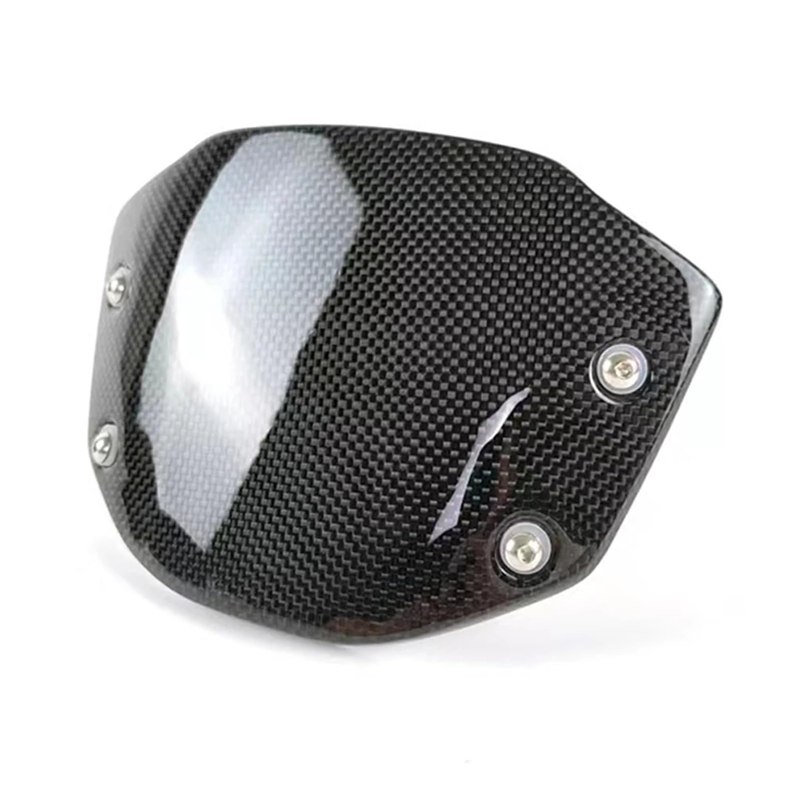 Moto Windschutzscheibe Für CB650R Für CB 650R CB 650 R 2019 2020 2021/ Motorrad Windschutzscheibe Windschutz Frontscheibe Windabweiser Real Carbon Fiber Motorrad windschild(Straight-Carbon) von ALZZTUND