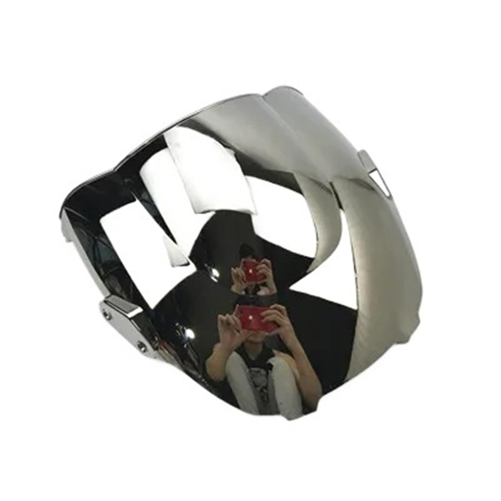 Moto Windschutzscheibe Für CBR600F Für CBR600F3 CBR 600 F 600F F3 1995 1996 1997 1998/Motorrad Windschutzscheibe Windschutz Bildschirm Double Bubble Motorrad windschild(Chrome) von ALZZTUND