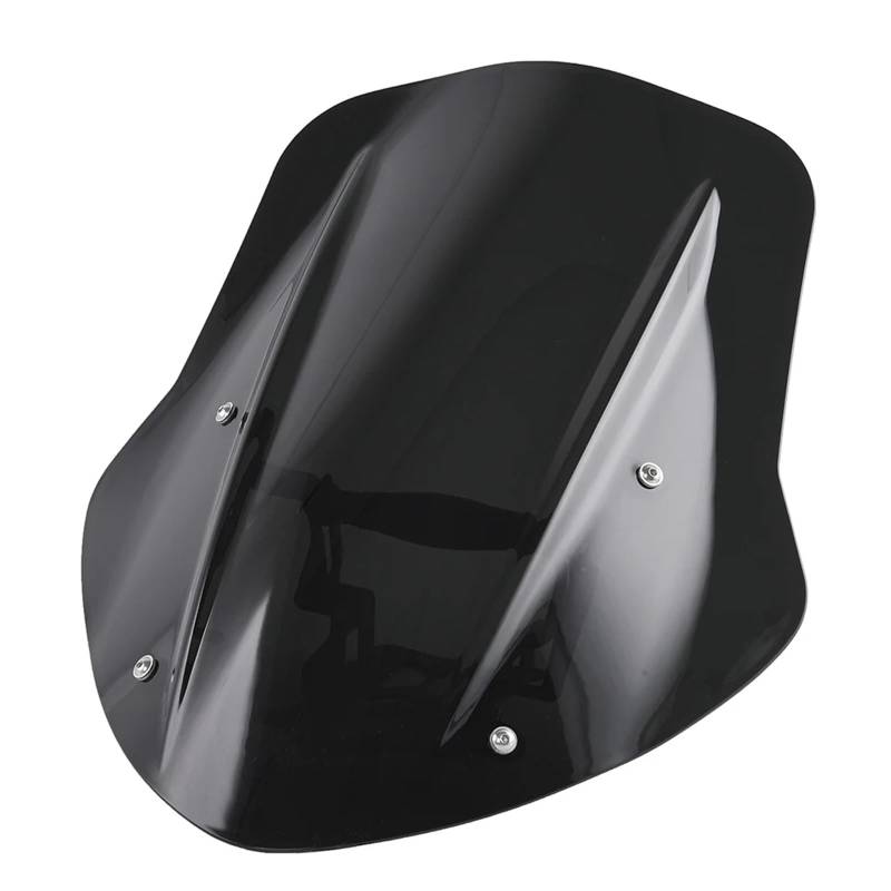 Moto Windschutzscheibe Für Ducati Für Diavel 2014 15 2016 2017 2018/Motorrad Windschutz Windabweiser Mit Halterung Motorrad windschild(Black) von ALZZTUND