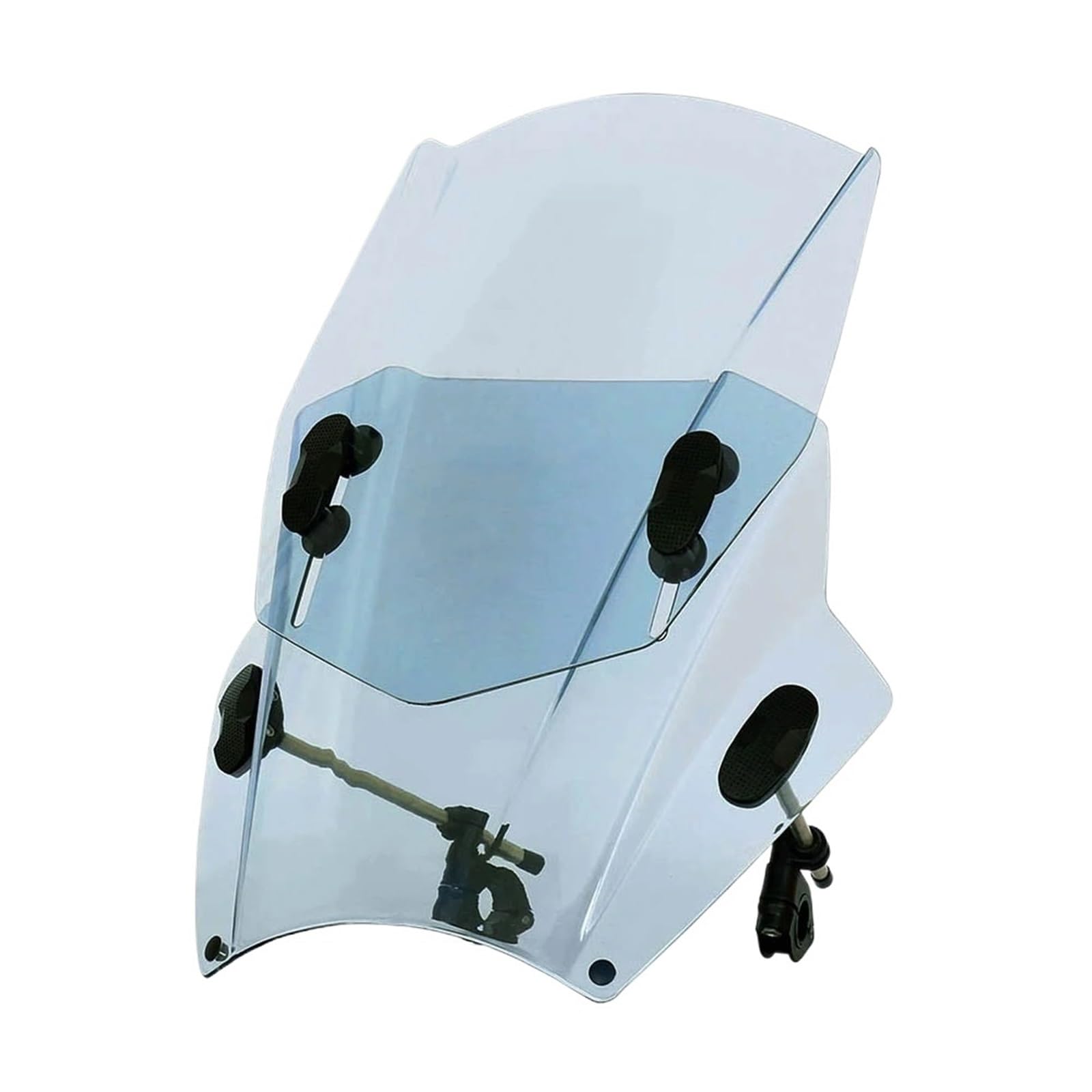 Moto Windschutzscheibe Für FZ1 Für FZ6 FZ8 XJ6/Motorrad Windschutz Windschutz Deckt Bildschirm Rauch Objektiv Motorräder Deflektor Motorrad windschild(Transparent Gray) von ALZZTUND