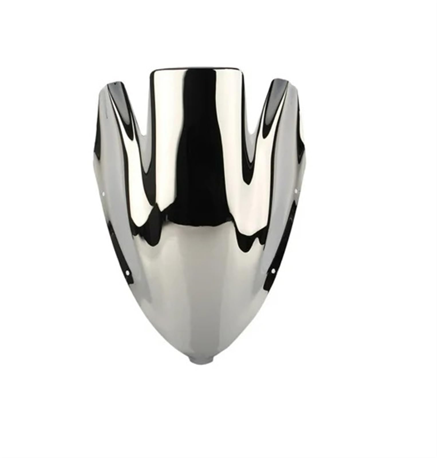 Moto Windschutzscheibe Für Kawasaki Für ER6 F ER6F Für Ninja 650 R 650R 2006 2007 2008 / Double Bubble Motorrad Windschutz Windschutz Verkleidung Deflektor Motorrad windschild(Silver) von ALZZTUND