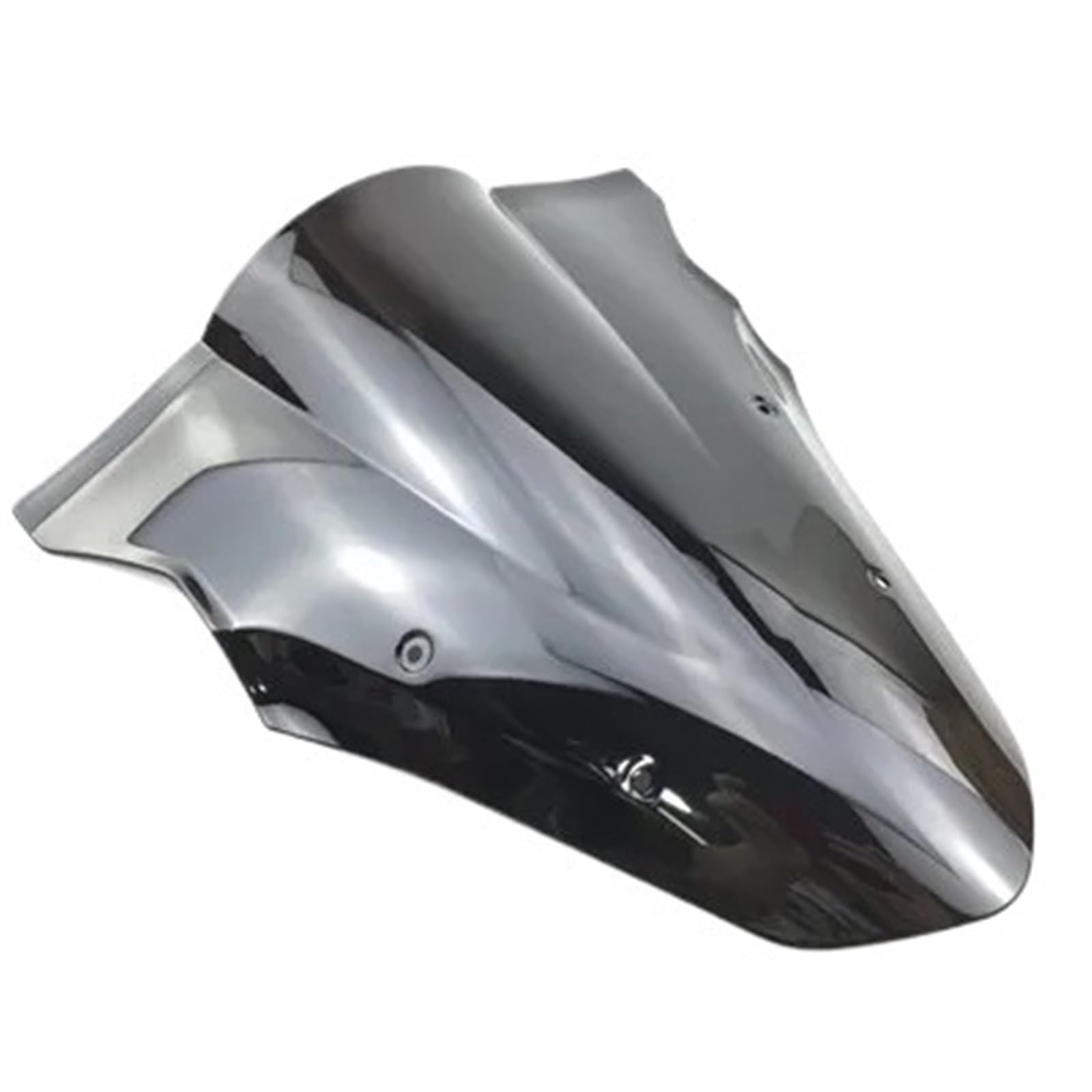 Moto Windschutzscheibe Für Kawasaki Für Ninja 650 ER-6F 2012 2013 2014 2015 2016/Motorrad Windschutzscheibe Windschutzscheibe Double Bubble Motorrad windschild(Black) von ALZZTUND