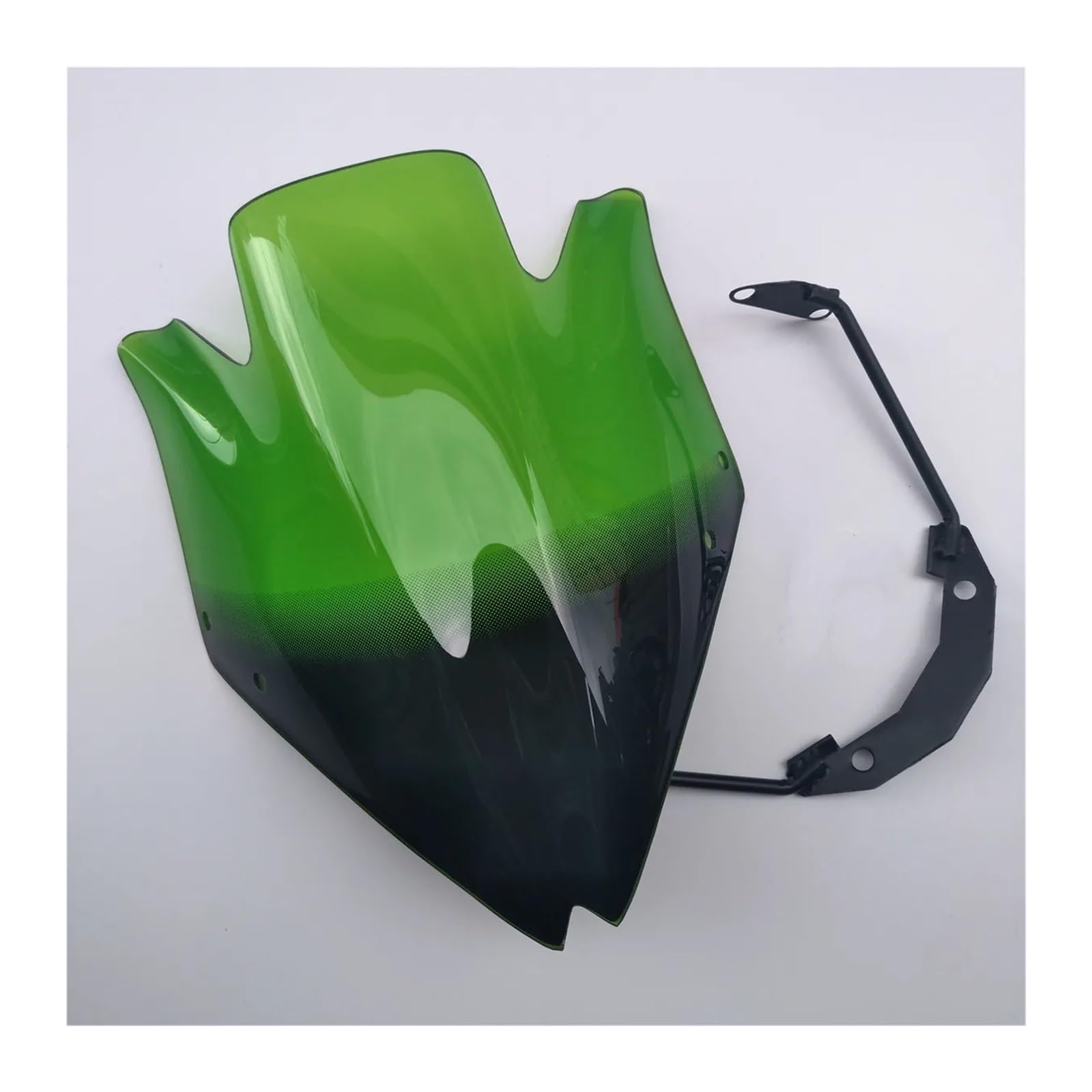 Moto Windschutzscheibe Für Kawasaki Für Z750 Für Z750R/Motorrad Sport Windschutzscheibe Blase Rauch Schwarz Windschutzscheibe Spoiler Motorrad windschild(Green) von ALZZTUND