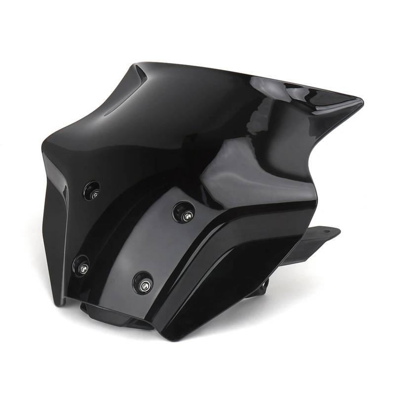 Moto Windschutzscheibe Für MT-09 Für MT 09 Für Mt09 Für Mt-09 Für MT09 SP 2024/Motorrad Windschutzscheiben Windabweiser Windschutzscheibenhalterung Motorrad windschild(Black Set) von ALZZTUND