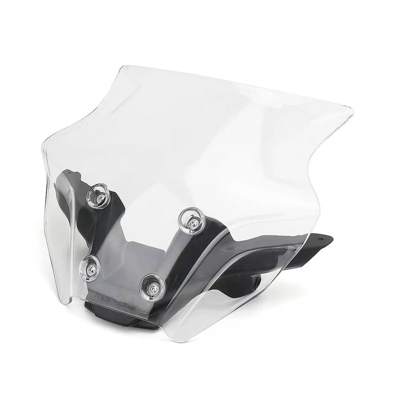 Moto Windschutzscheibe Für MT-09 Für MT 09 Für Mt09 Für Mt-09 Für MT09 SP 2024/Motorrad Windschutzscheiben Windabweiser Windschutzscheibenhalterung Motorrad windschild(Transparent Set) von ALZZTUND