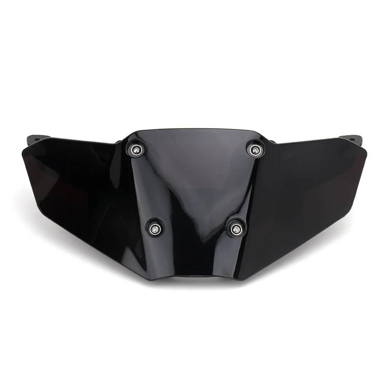 Moto Windschutzscheibe Für MT-09 Für MT 09 Für Mt09 Für Mt09 Für MT09 2024/Motorrad Windabweiser Schild Bildschirm Halterung Windschutzscheibe Windschutz Motorrad windschild(Black Set) von ALZZTUND