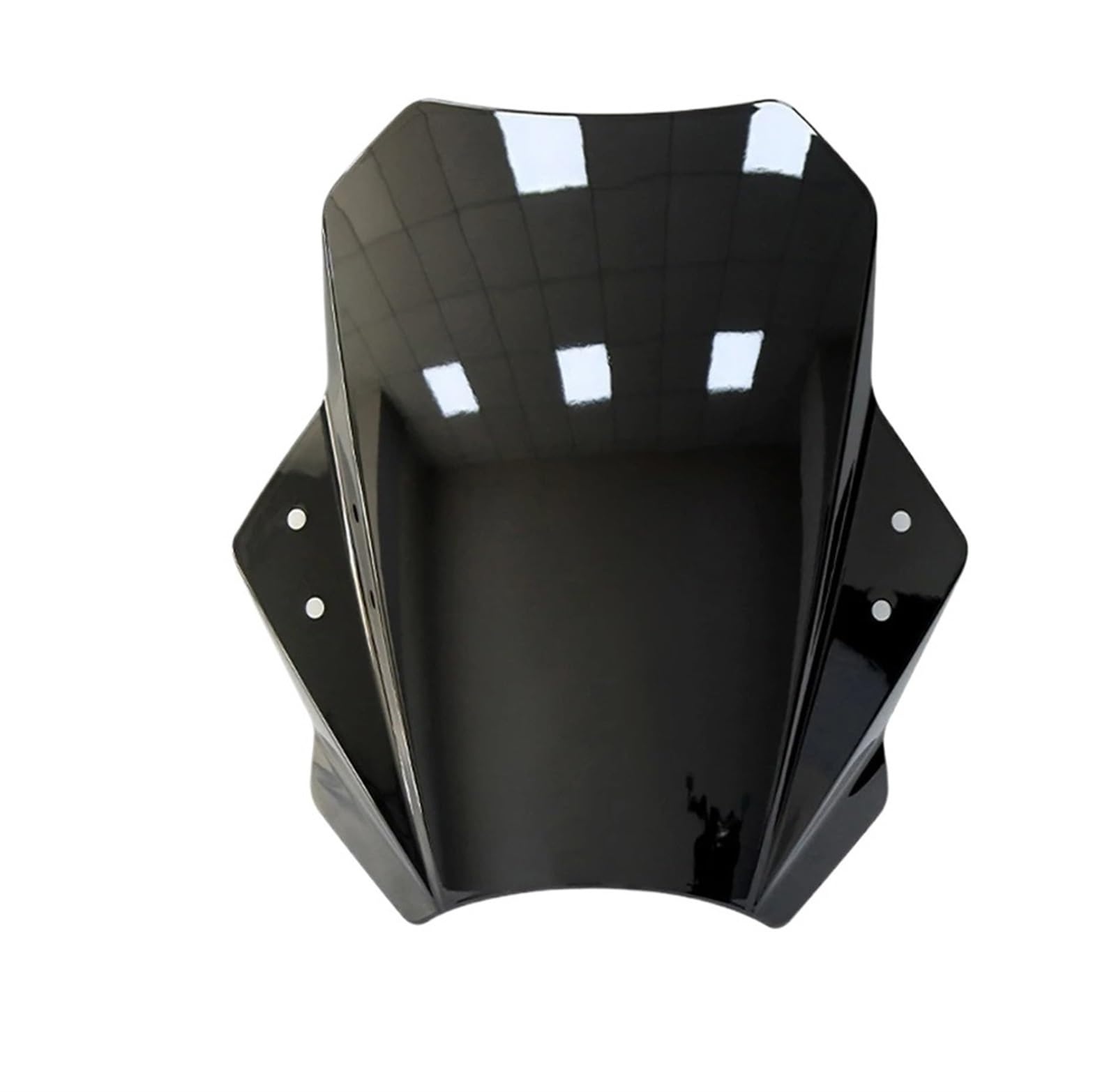 Moto Windschutzscheibe Für MT07 Für MT09 / Motorrad Einstellbare Wind Bildschirm Windschutzscheibe Universal Für 22 MM/28 MM/25 MM Lenker Motorrad windschild(Black 22-25mm) von ALZZTUND