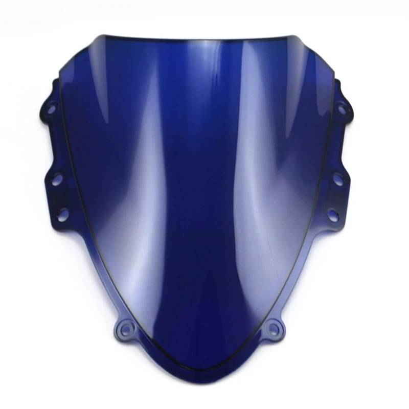 Moto Windschutzscheibe Für Suzuki Für GSX-R Für GSXR600/750 K4 2004 2005/Motorrad Windschutzscheibe Windschutzscheibe Double Bubble Motorrad windschild(Blue) von ALZZTUND