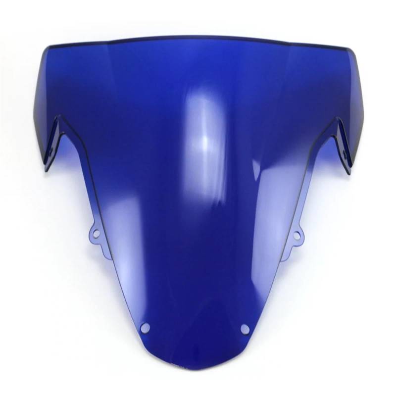 Moto Windschutzscheibe Für Suzuki Für GSXR1000 2003 2004/Motorrad Windschutzscheibe Windschutz Double Bubble Motorrad windschild(Blue) von ALZZTUND