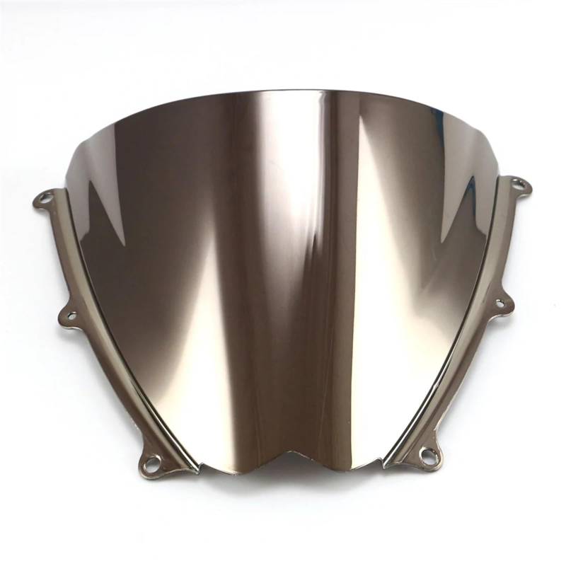 Moto Windschutzscheibe Für Suzuki Für GSXR1000 K7 2007 2008/Motorrad Windschutzscheibe Windschutz Double Bubble Motorrad windschild(Chrome) von ALZZTUND