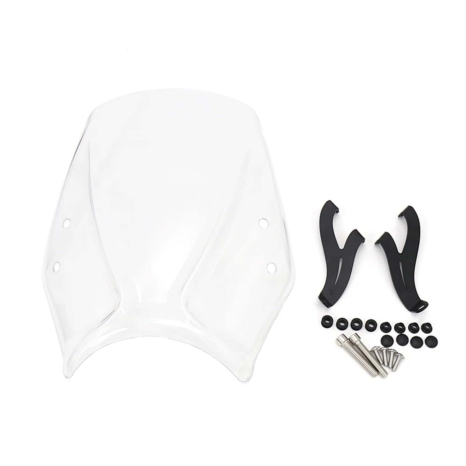 Moto Windschutzscheibe Für Trident Für Trident 660 Für Trident660 2021 2022/Motorrad Sport Touring Windschutzscheibe Windschutzscheibe Deflektor Motorrad windschild(Transparent) von ALZZTUND