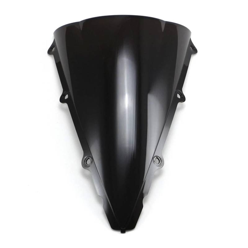 Moto Windschutzscheibe Für YZF-R1 Für YZF1000 2002 2003/Motorrad Windschutzscheibe Windschutzscheibe Double Bubble Motorrad windschild(Black) von ALZZTUND