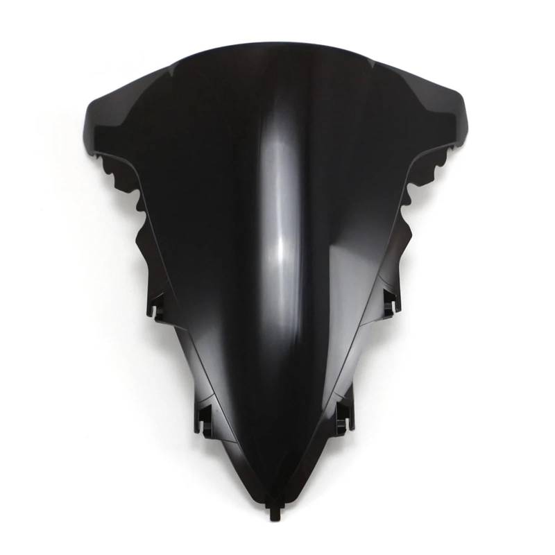 Moto Windschutzscheibe Für YZF-R1 Für YZF1000 2009 2010 2011 2012 2013 2014/Motorrad Windschutzscheibe Windschutzscheibe Double Bubble Motorrad windschild(Black) von ALZZTUND