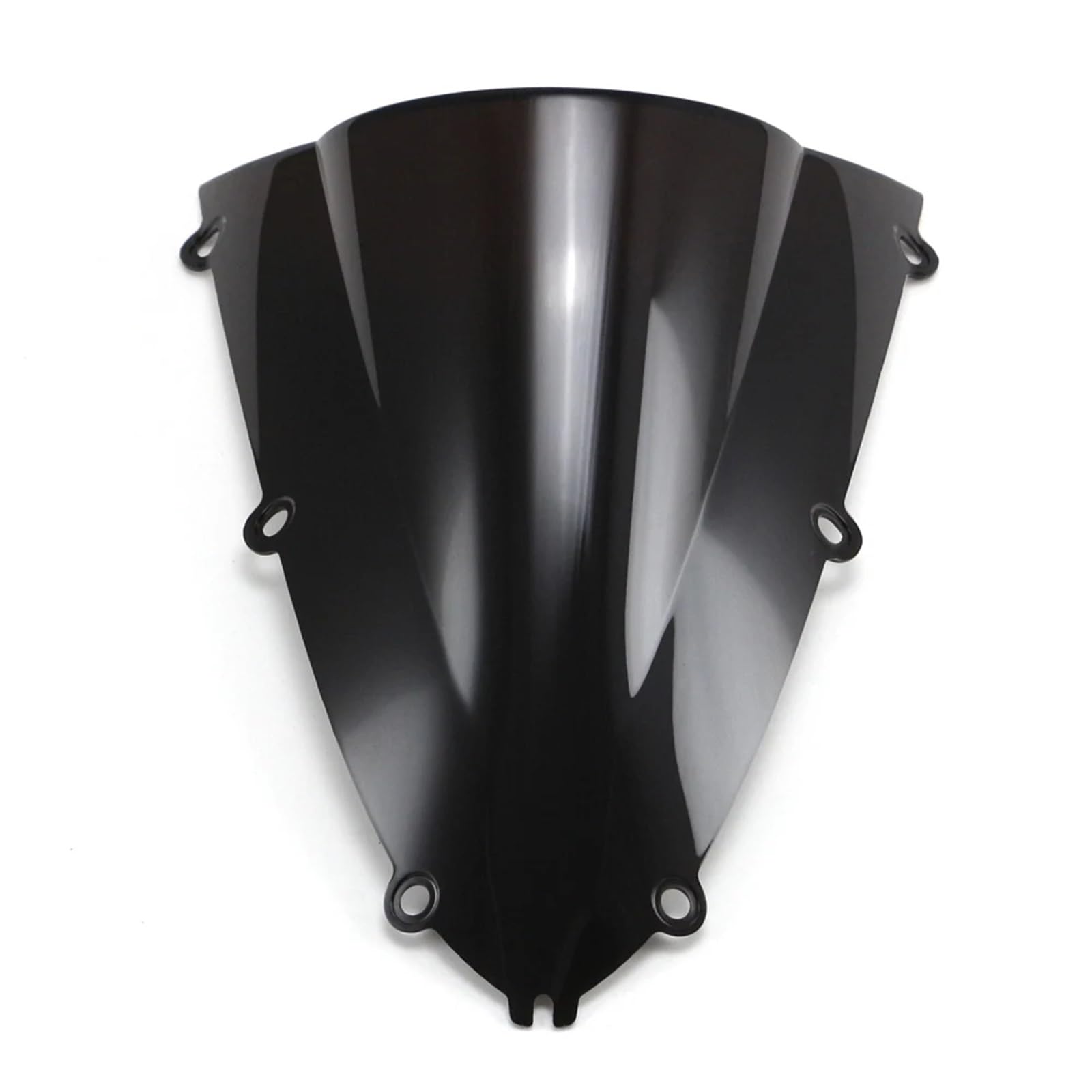 Moto Windschutzscheibe Für YZF-R1 Für YZF1000R 1998 1999/Motorrad Windschutzscheibe Windschutz Double Bubble Motorrad windschild(Black) von ALZZTUND