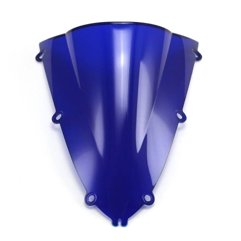 Moto Windschutzscheibe Für YZF-R1 Für YZF1000R 1998 1999/Motorrad Windschutzscheibe Windschutz Double Bubble Motorrad windschild(Blue) von ALZZTUND